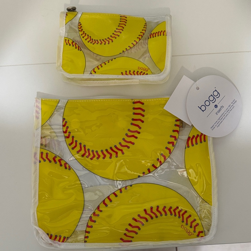 Bogg Clear Softball Vinyl Insert Pouches